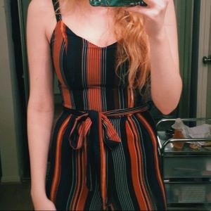 Monteau striped jumpsuit